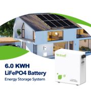 6.0 kWh LiFePO4 Battery Energy Storage System – 51.2V 120Ah BMS Protected ESS for Solar Home and Commercial Off‑Grid Power Backup